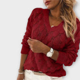 Adelina - Maglione con scollo a V